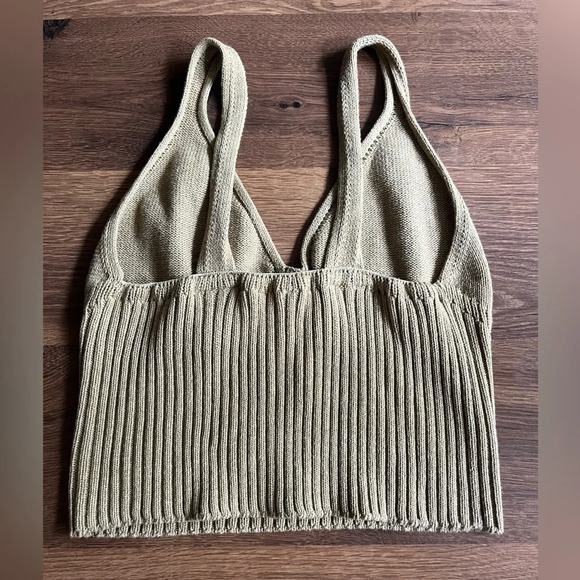 KOTN Tan Ribbed Tank Top - Picture 8 of 10